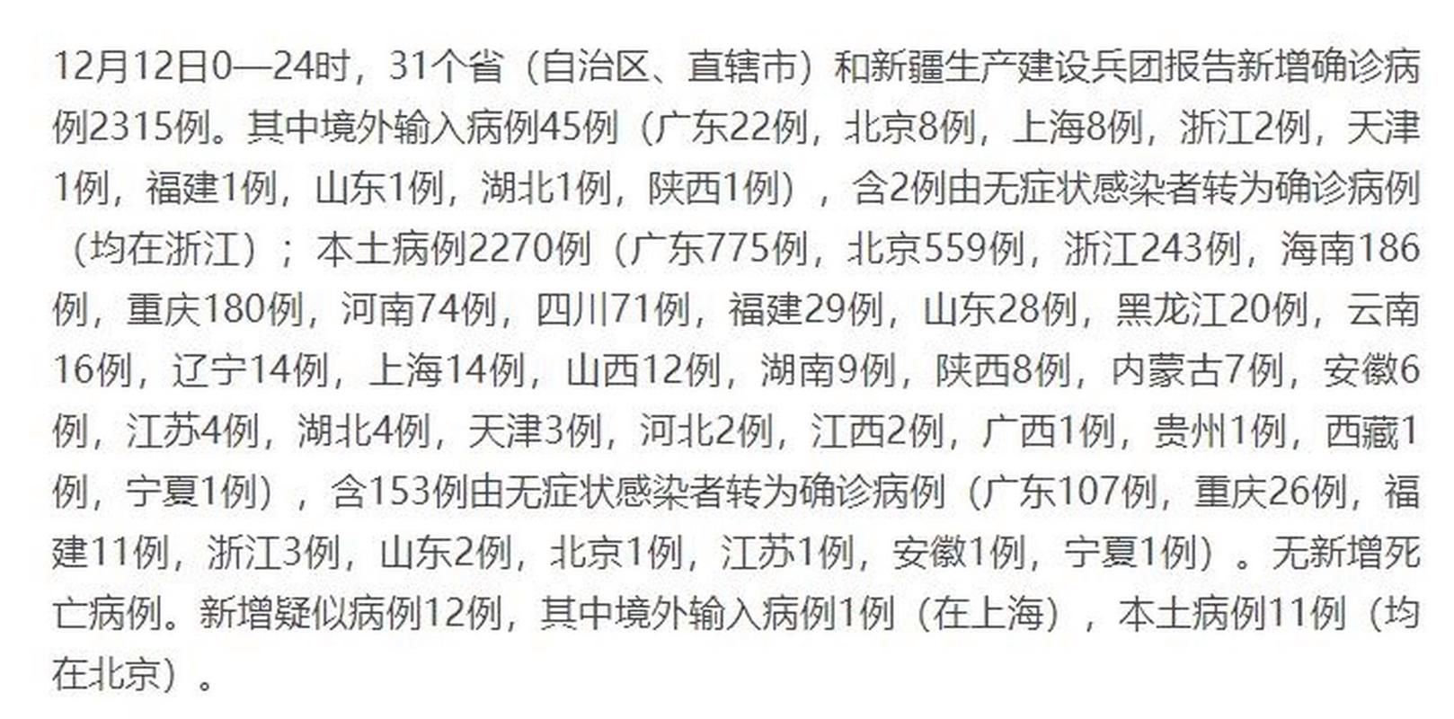 【31省份新增15例均为境外输入,31省份新增7例均为境外输入】