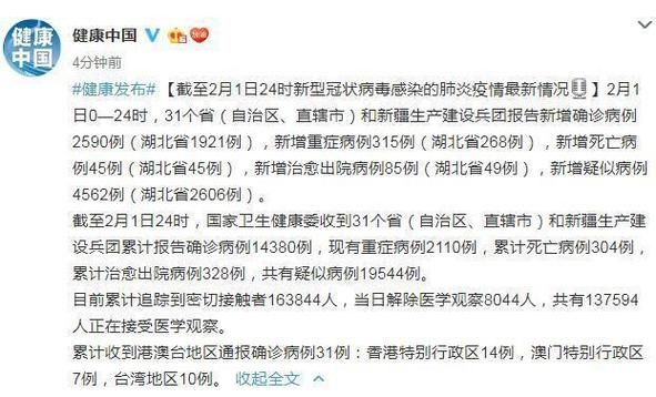 今日疫情31省份新增情况/今日31个省疫情新闻快讯