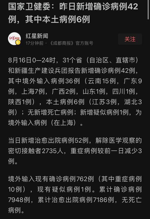 今日疫情31省份新增情况/今日疫情国内31个省市新增情况