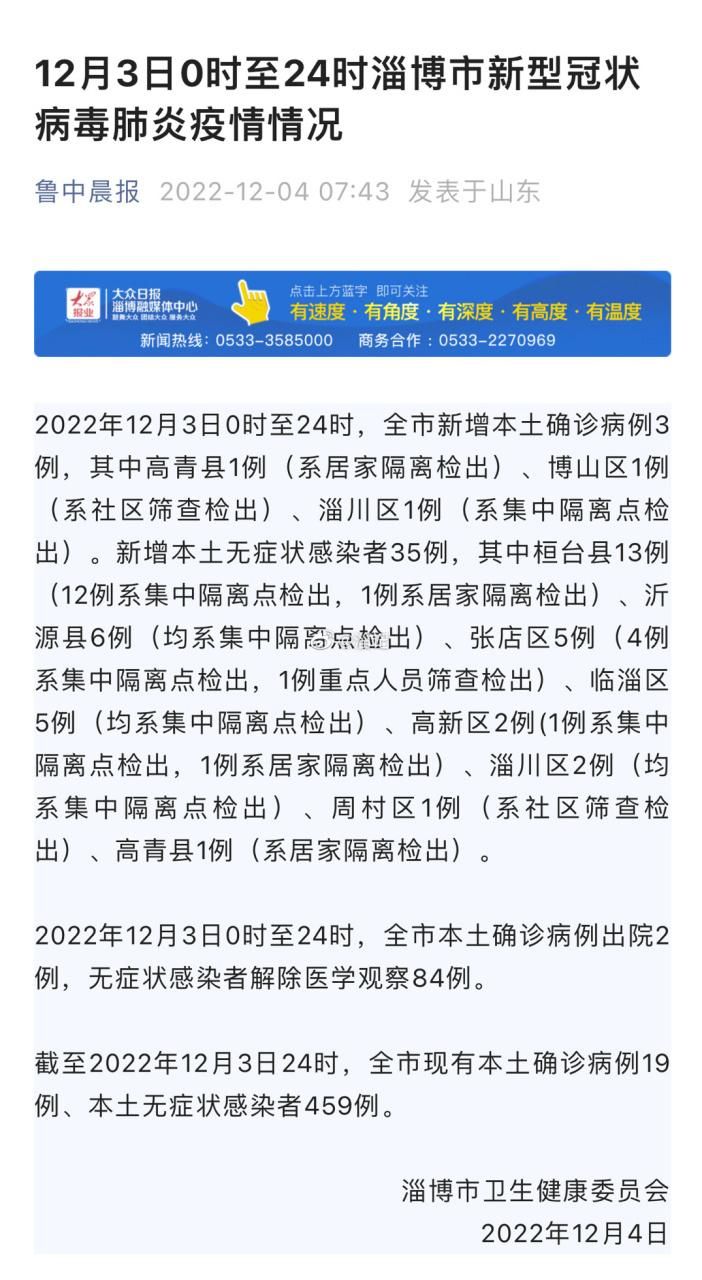 疫情最新报告山东省淄博市张店区新闻/张店 疫情