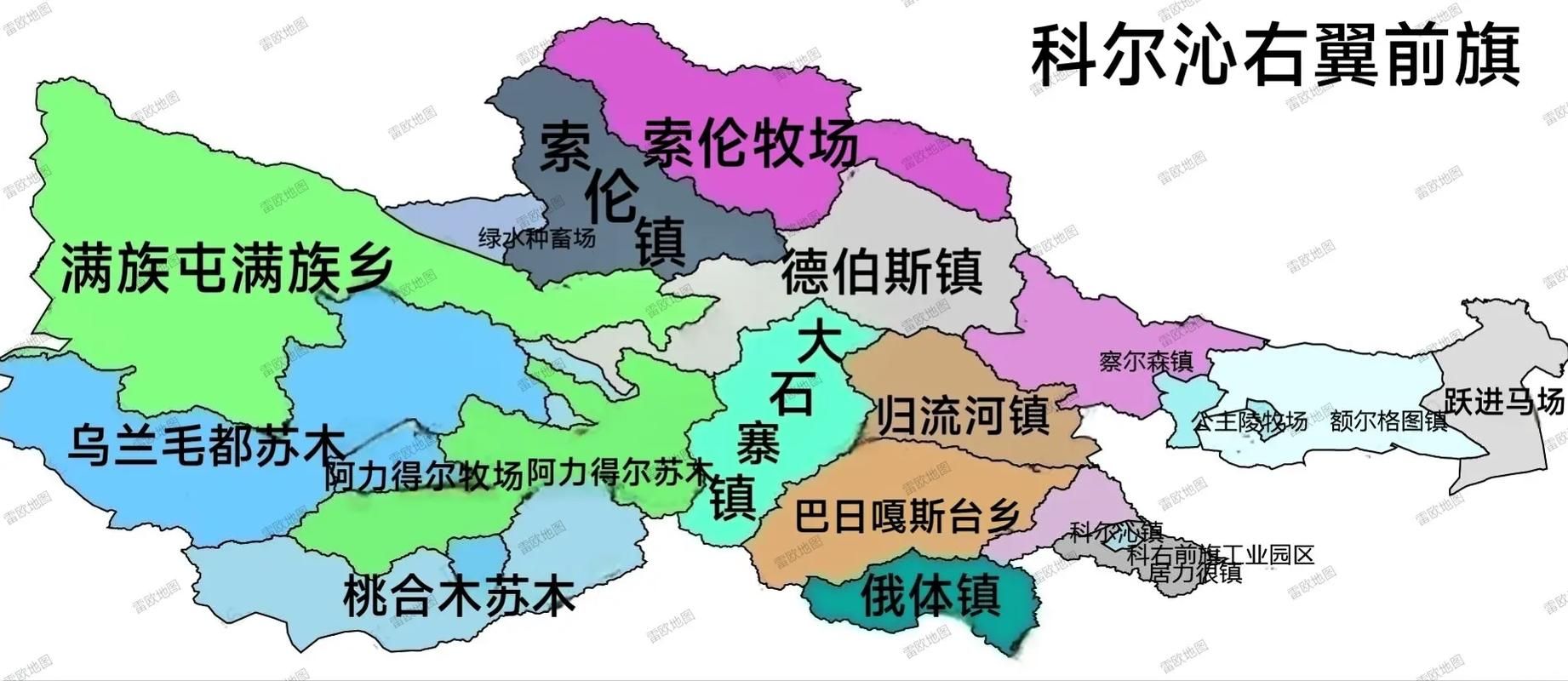 内蒙古自治区兴安盟科尔沁右翼前旗哪里地区有疫情了呢/兴安盟科右前旗多少人口
