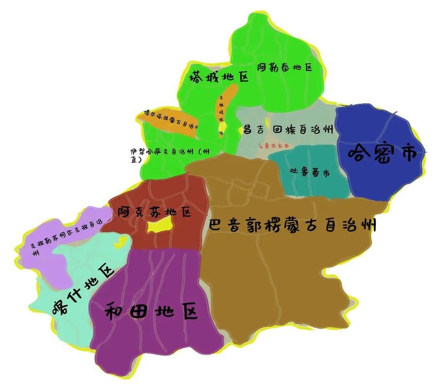 包含一张图看懂新疆维吾尔自治区自治区直辖县级行政区划图木舒克今日数据播报的词条