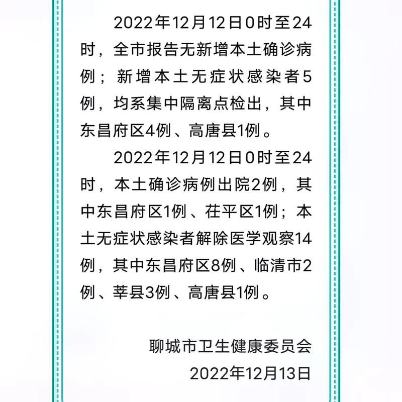 山东省聊城市东昌府区近2天最新消息疫情/聊城东昌府区新型冠状病毒最新消息