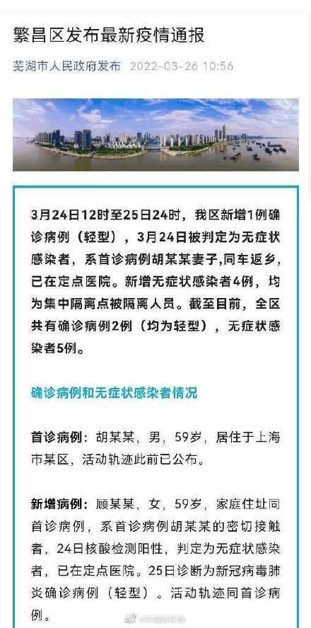 安徽芜湖最新疫情情况通报/安徽芜湖最新疫情情况通报图