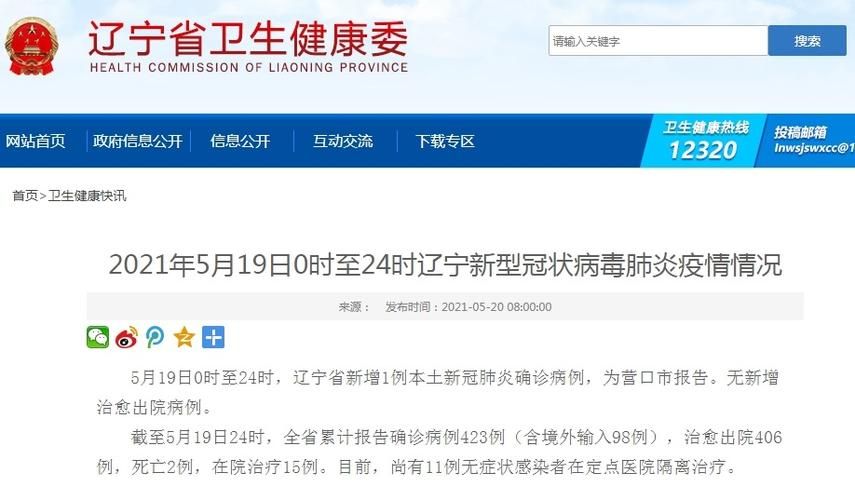 解读疫情最新消息辽宁营口西区(营口疫情详情)