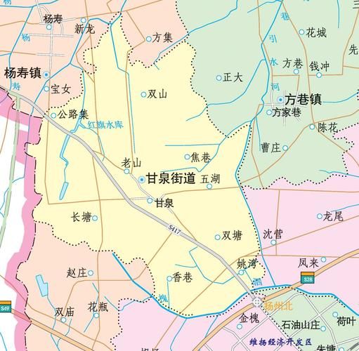  疫情防控中风险地区!甘泉县:甘泉县乡镇分布图高清