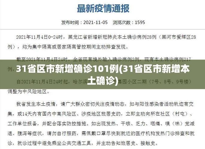 近1天疫情31省份新增情况_31省份昨增本土65 279例