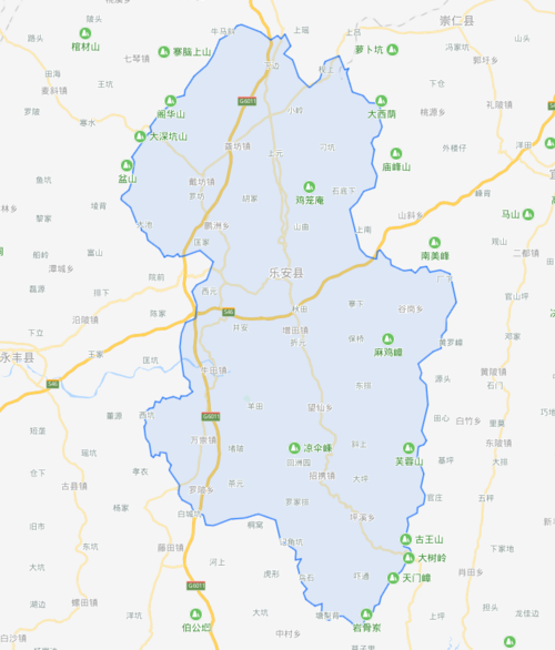 【江西抚州乐安县哪里地区有疫情了呢_抚州乐安县地图全图】
